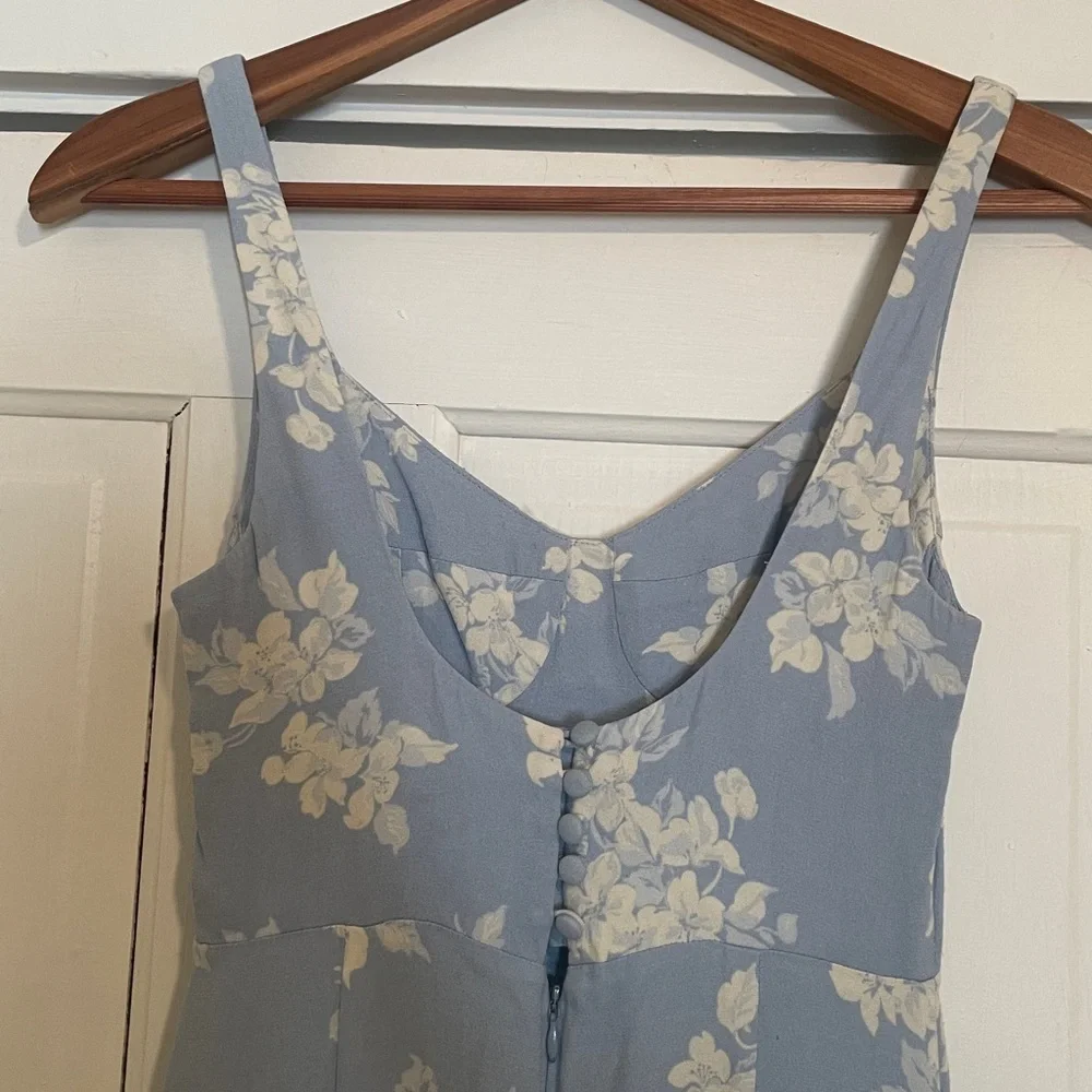 Reformation Reverie Floral Maxi Back Slit Dress size 0 - Picture 8 of 14
